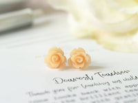 Flower Earrings Personalized Teacher Gift